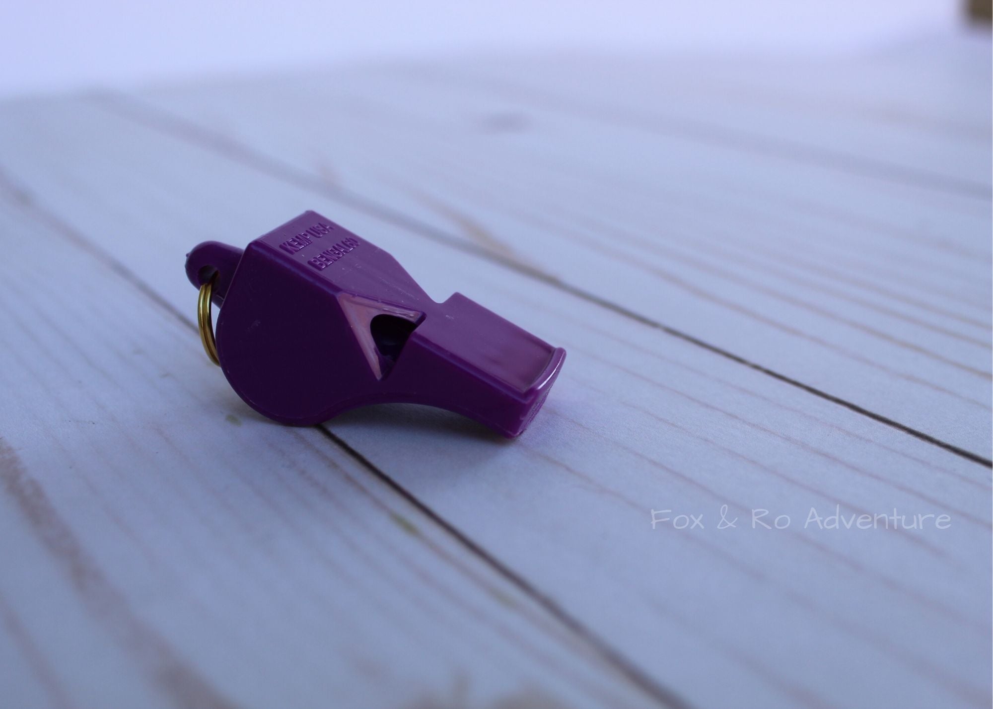 Claire Purple Safety Whistle