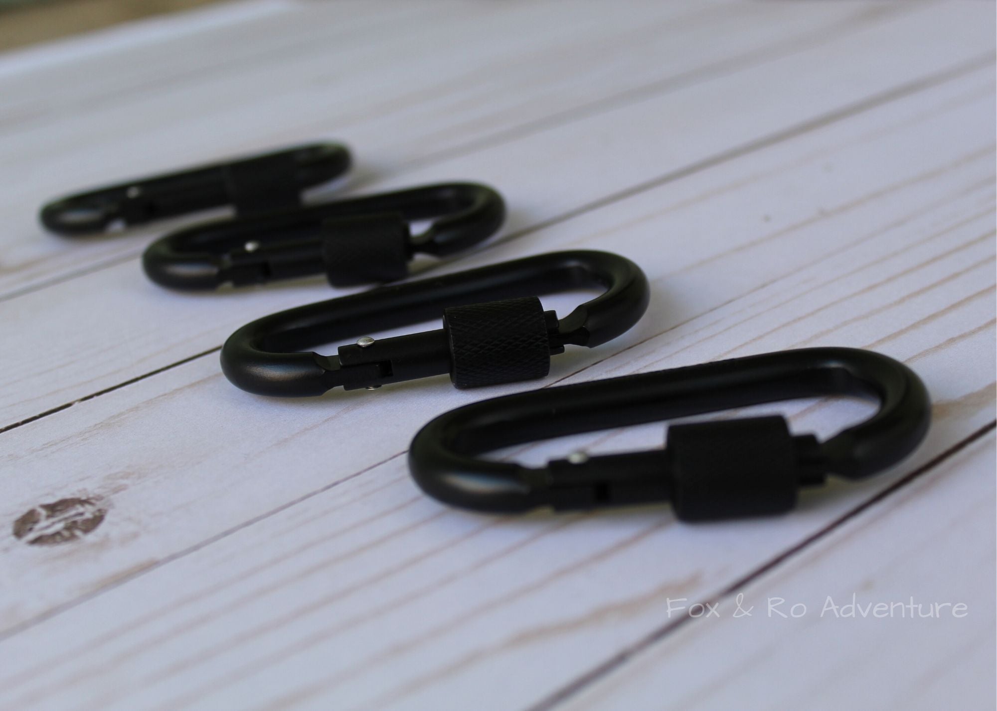 Colored Carabiners-Black Pack
