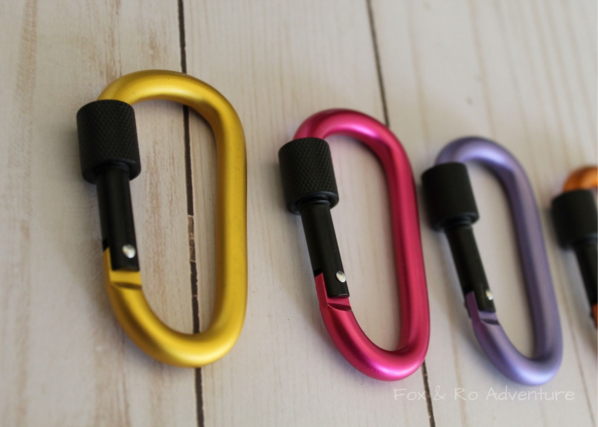 Colored Carabiners- Butterfly Pack